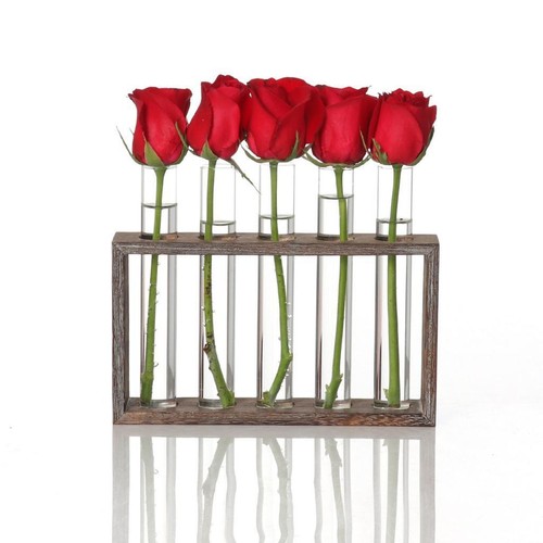Vase tube avec support - vase, de