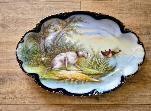 Grand plat porcelaine - grand,