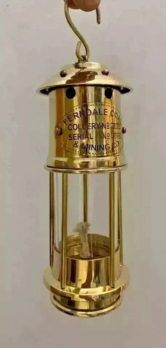 Lampe pétrole mineure en - lampe,