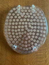 UNIQUE BIZARRE COOL bathroom toilet seat lid with lotsa 1973 pennies embedded