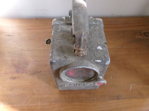 Ancienne lampe cheminot s - cheminot, "s