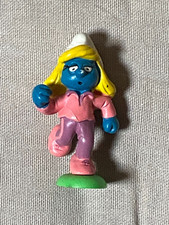 Figurine de la schtroumpfette joggeuse 20194 Schleich, variante pantalon violet