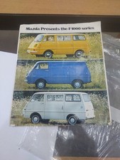 Mazda Bongo F1000 Sales Brochure