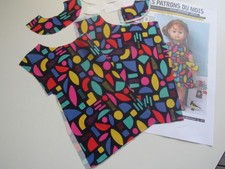 kit tissu découpé pour  robe de juillet 2023 pour émilie M&T