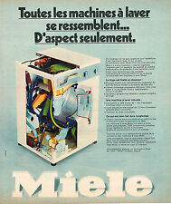 ADVERTISEMENT ADVERTISING 114 1974 MIELE washing machine washing machine
