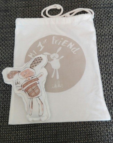 Mini doudou lapin 1st - mini,