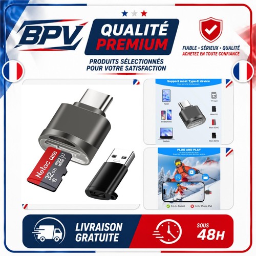Lecteur cartes microsd - lecteur,