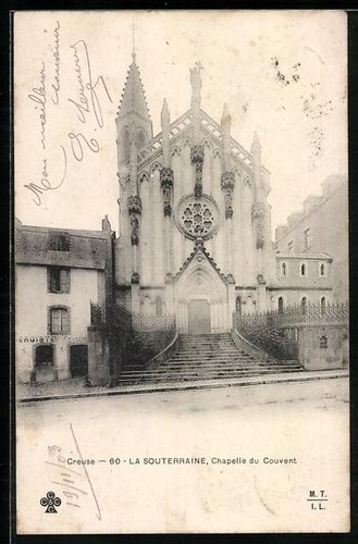 Cpa souterraine creuse - la,