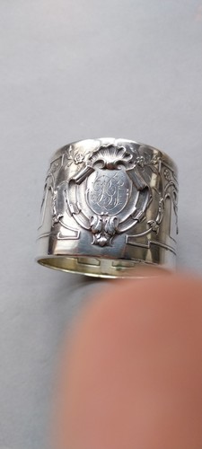 Rond serviette argent - serviette,