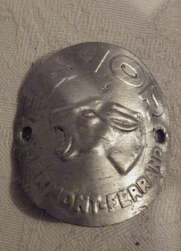 Plaque velo favor clermont - favor,