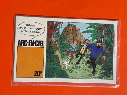 Herge puzzle arc ciel - herge,