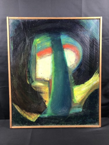 Huile sur toile - , abstrait