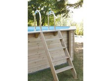 Kit échelle bois extérieure