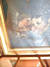 TABLEAU ANCIEN HUILE SUR TOILE