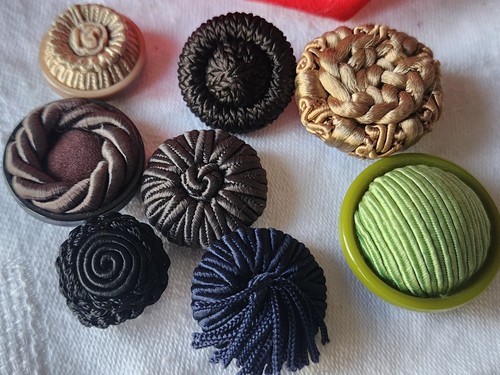 Lot boutons anciens vintage - 8, anciens/vintage