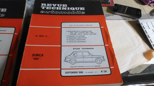 Rta simca 1100 - 1100-5, 6cv-