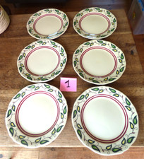 rare série de 6 assiettes