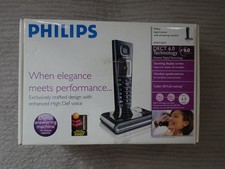 Philips ID937 Digital Phone with Answering Machine Model ID9371B/37 Black