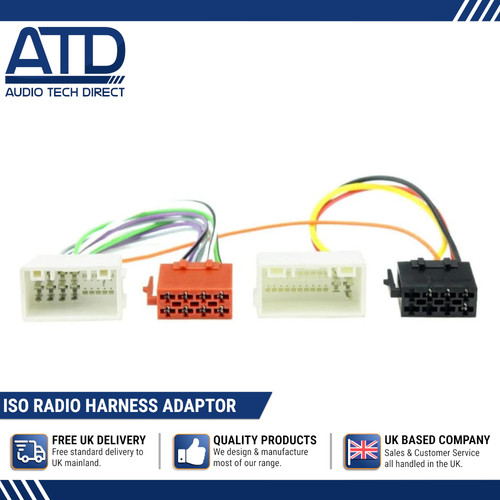 Iso radio adaptateur harnais - radio,