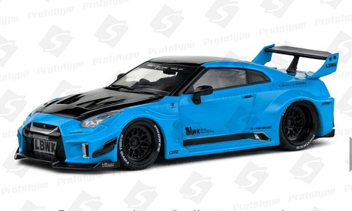 Nissan r35 lbwk - lbwk, blue