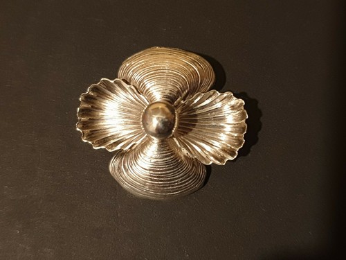 Broche vintage argent early