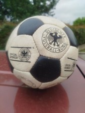 Ballon de foot Duarig en cuir vintage Deutscher Fussball-Bund