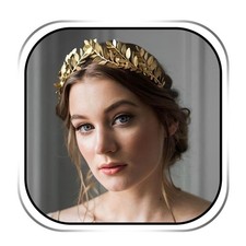 Couronne de mariée en forme