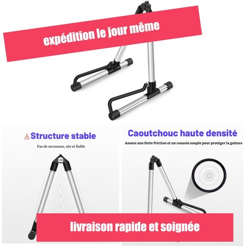 Support guitare donner - guitare, pliable