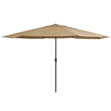  Garden Parasol Taupe 100%