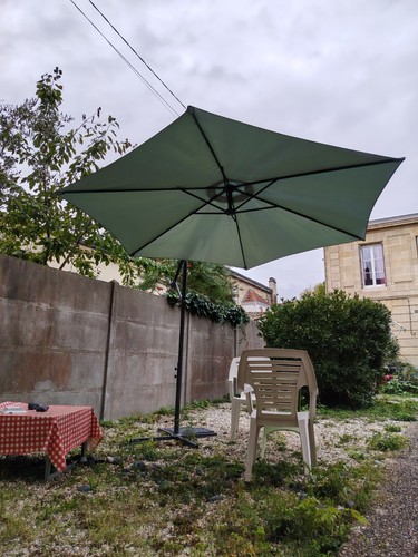 Parasol déporté jardin - déporté,