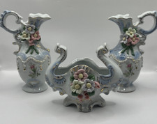 Trinkets, planter, ceramic, flowers, 20th century