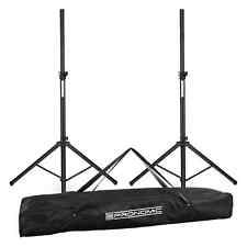 2x Pied Enceinte DJ PA Sono Support Moniteur Scene Concert Disco Mobile Sac Set