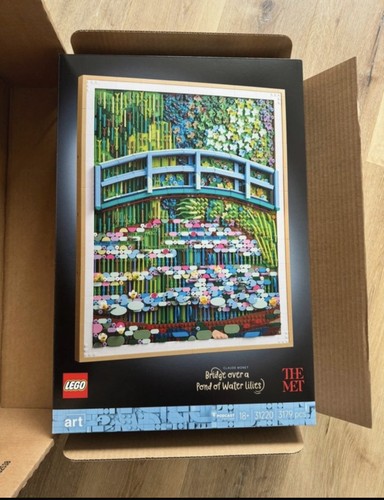 Lego art claude monet - pont, sur