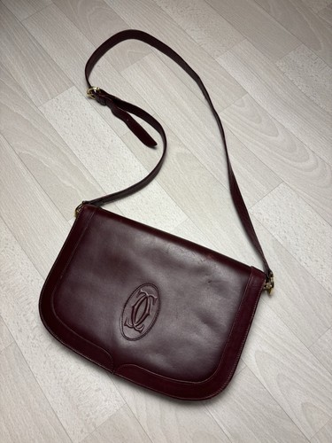 Cartier sac bandoulière cuir