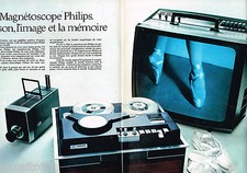 ADVERTISING ADVERTISING 065 1970 PHILIPS MEMORY VCR (2pages)