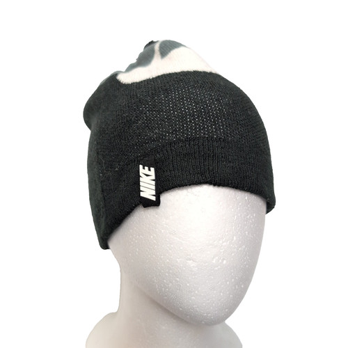 Bonnet nike noir gris pompon - bonnet,