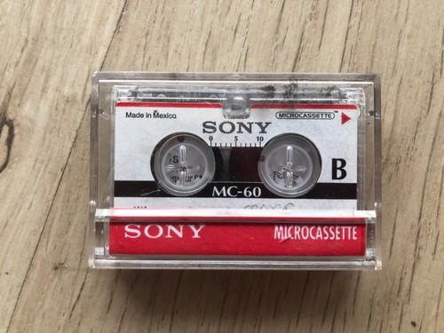 Microcassette sony pour - microcassette, mc-60