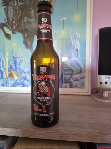 Bière vide iron maiden beer - vide,
