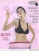 ADVERTISEMENT ADVERTISING 2010 DIM bra beauty lift