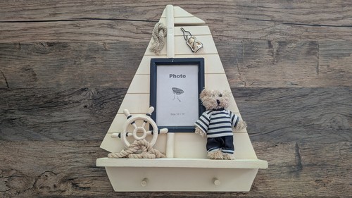 Cadre photo mural bateau - cadre,