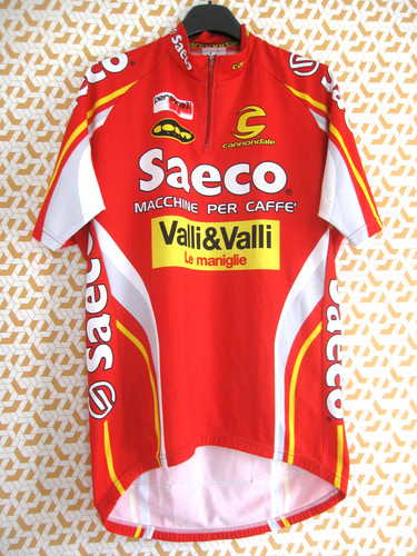Maillot cycliste saeco valli - cycliste,