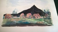 Dessin Original Gouache Art