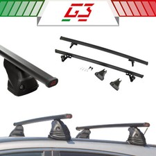 Acier Noir Barres de toit pour