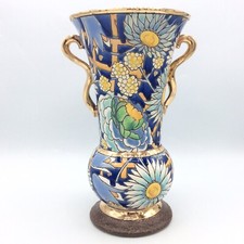 Vase à anses en faïence de