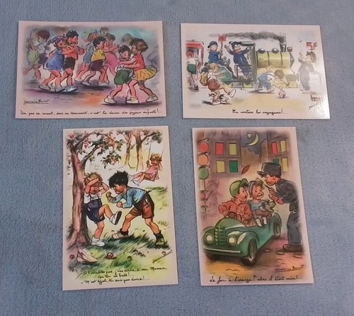 Lot cartes postales germaine - postales,