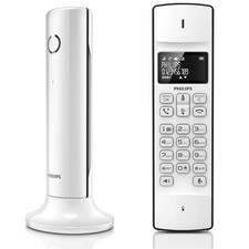 Philips Telephone Fixe sans Fil Linea M4501W/01 Single - Téléphone Fixe DECT – É