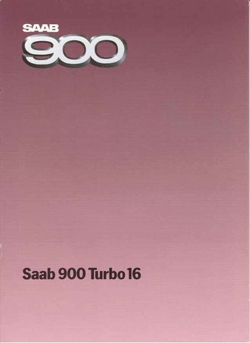Catalogue brochure saab 900 - saab,