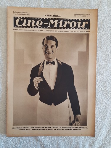 Cine miroir 284 09 - miroir, 12/09/1930