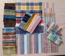 40 ANCIENS  TISSUS COUPONS ECHANTILLONS POPELINE LAINAGE  POUR PATCHWORK  lot 2