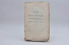 Notice analytique des travaux